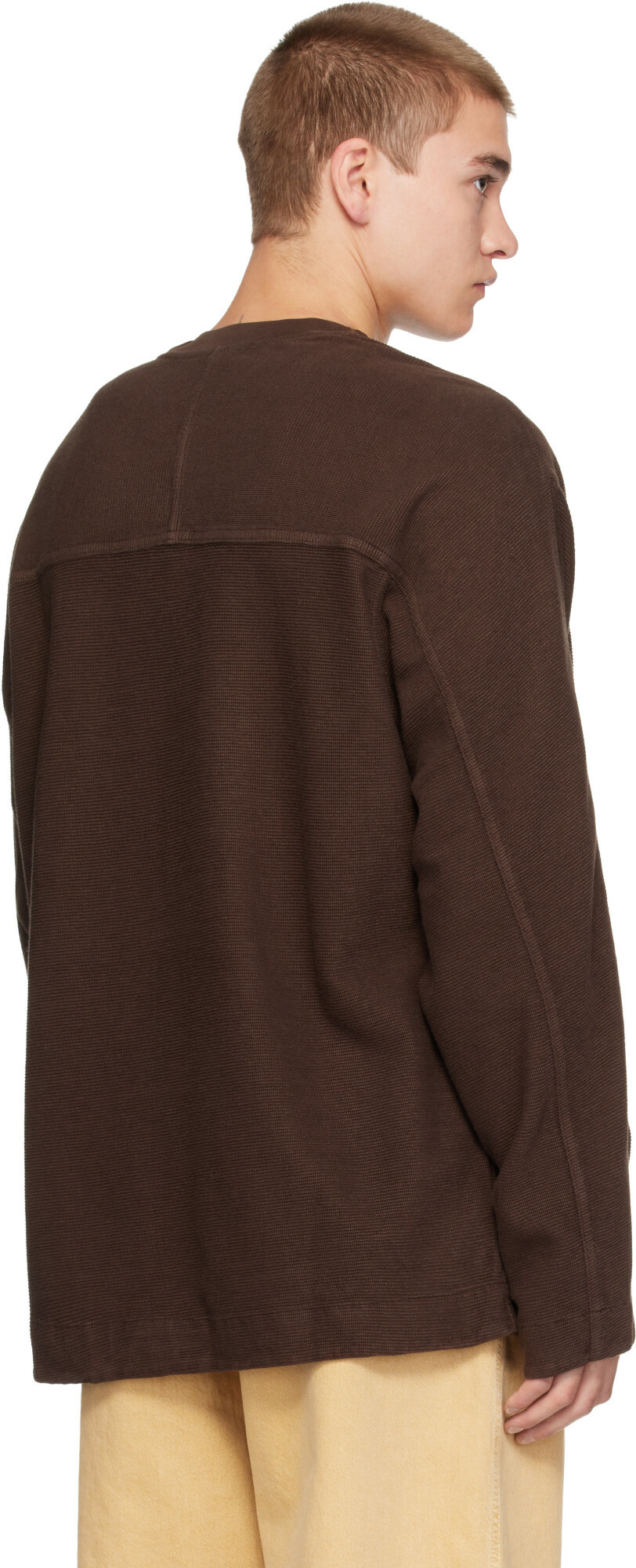 CASEY CASEY Brown Workwear Sweatshirt