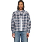 Dime Navy Plaid Flannel Shirt