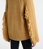 Goldbergh Nora intarsia wool-blend cardigan