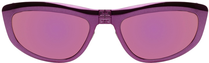 Photo: Givenchy Purple G Tri-Fold Sunglasses