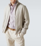 Brunello Cucinelli Printed linen shirt
