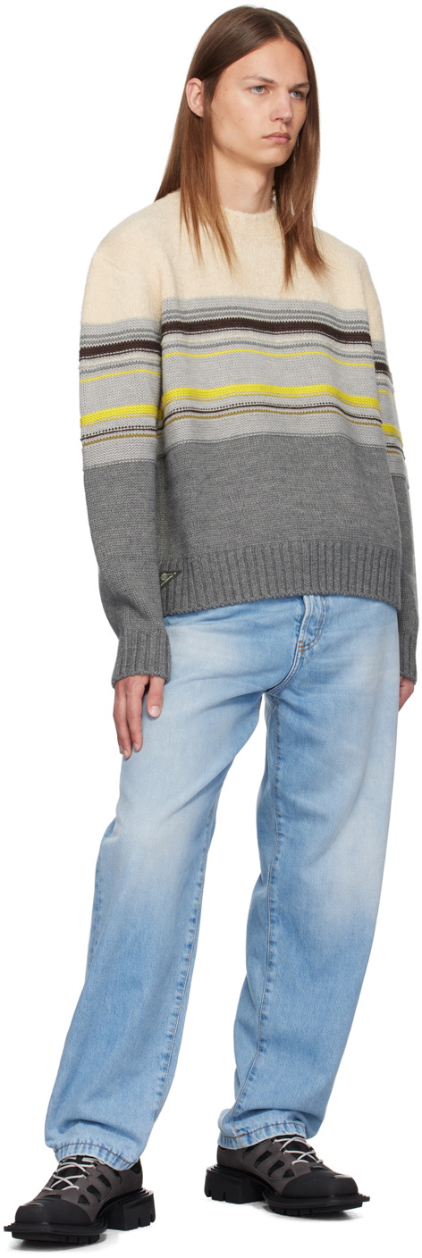 C2H4 Multicolor Louver Sweater
