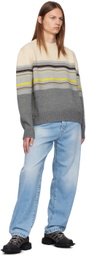 C2H4 Multicolor Louver Sweater