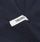 Très Bien - Escape Logo-Appliquéd Cotton-Jersey T-Shirt - Blue