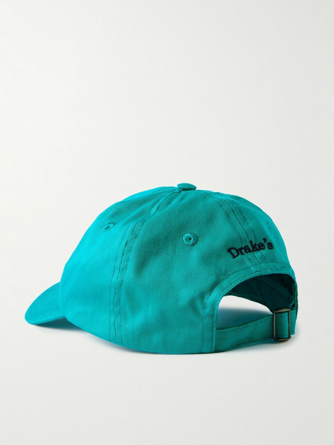 Drake's - HIM Embroidered Cotton-Twill Baseball Cap