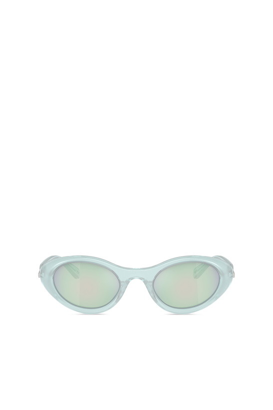 Photo: Diesel Wrap-around shape sunglasses - Sunglasses - Unisex - Blue