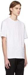Salvatore Ferragamo White Logo T-Shirt