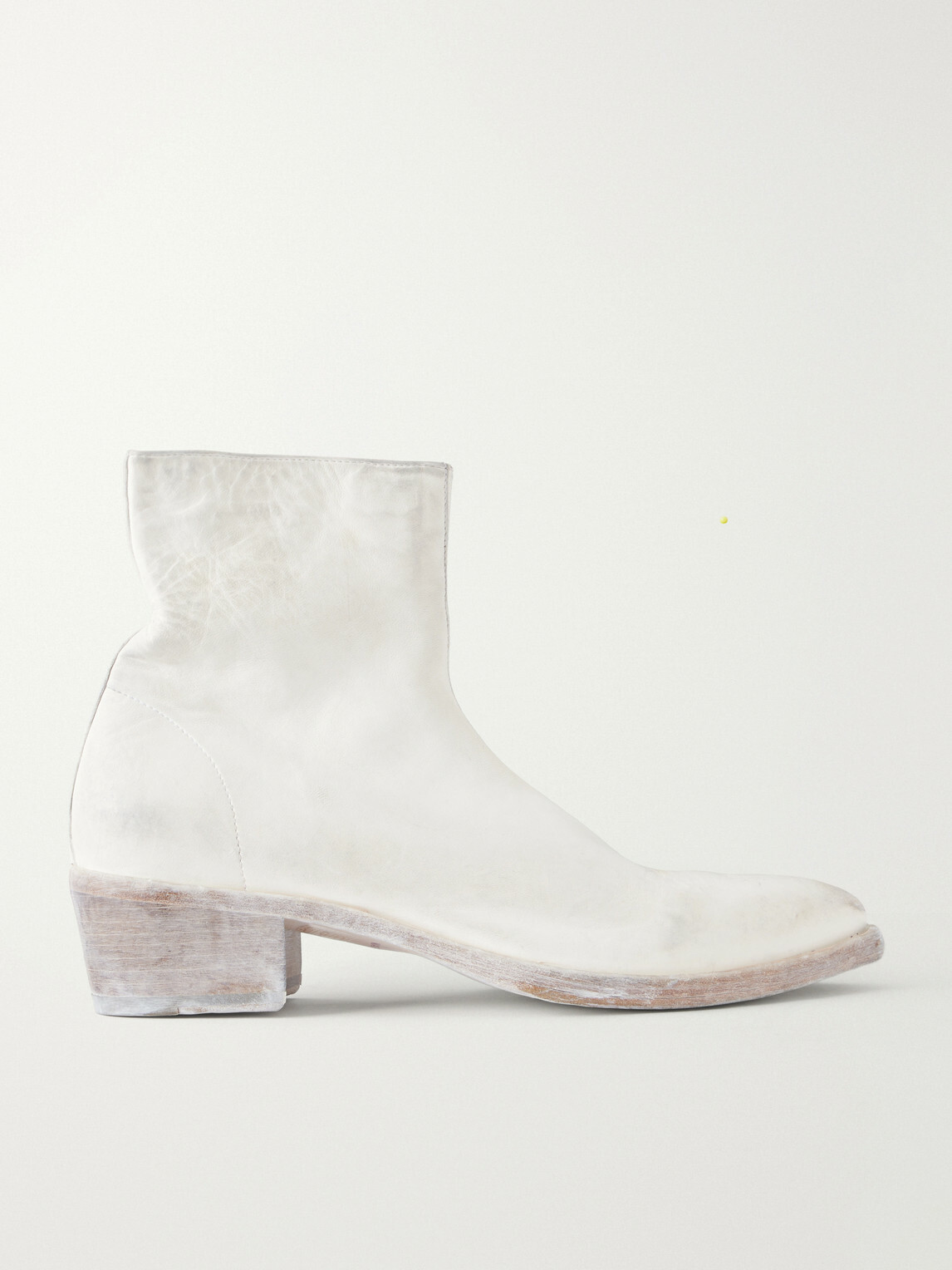 424 - Leather Boots - White