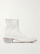 424 - Leather Boots - White