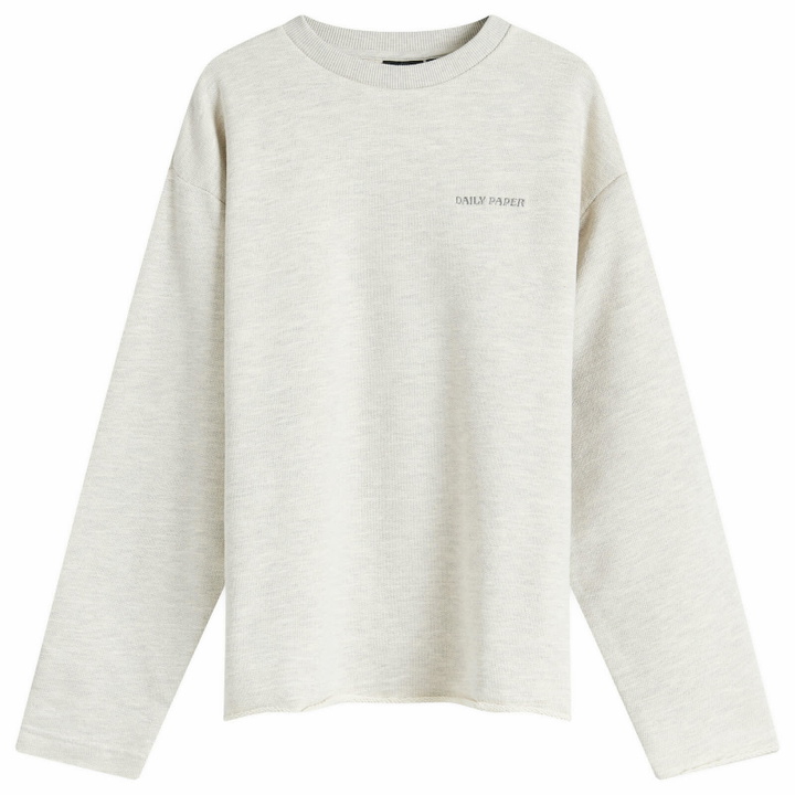 Photo: Daily Paper Men's Aniola Sweatshirt in Grey Marl