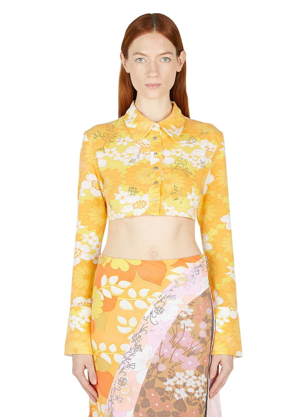 Photo: Rave Review Sommar Flower Cropped Shirt