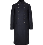 Kingsman - Shola Slim-Fit Wool and Alpaca-Blend Coat - Blue