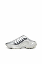 Diesel Metallic mules - Sneakers - Unisex - Silver