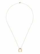 Harwell Godfrey 18K Yellow Gold Horseshoe Diamond Pendant Necklace