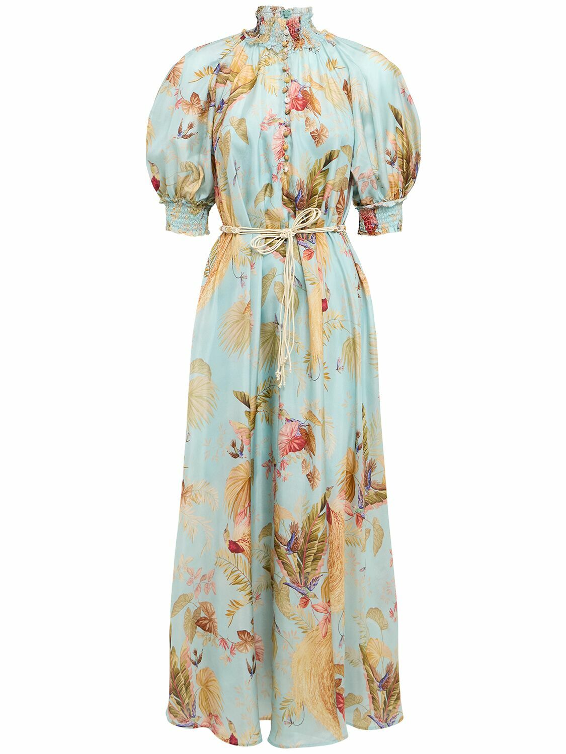 ZIMMERMANN Ascension Billowed Silk Maxi Dress Zimmermann ZIMMERMANN Ascension Billowed Silk Maxi Dress Zimmermann