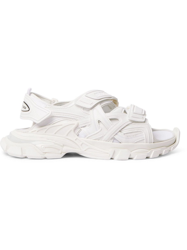 Photo: Balenciaga - Track Neoprene and Rubber Sandals - White
