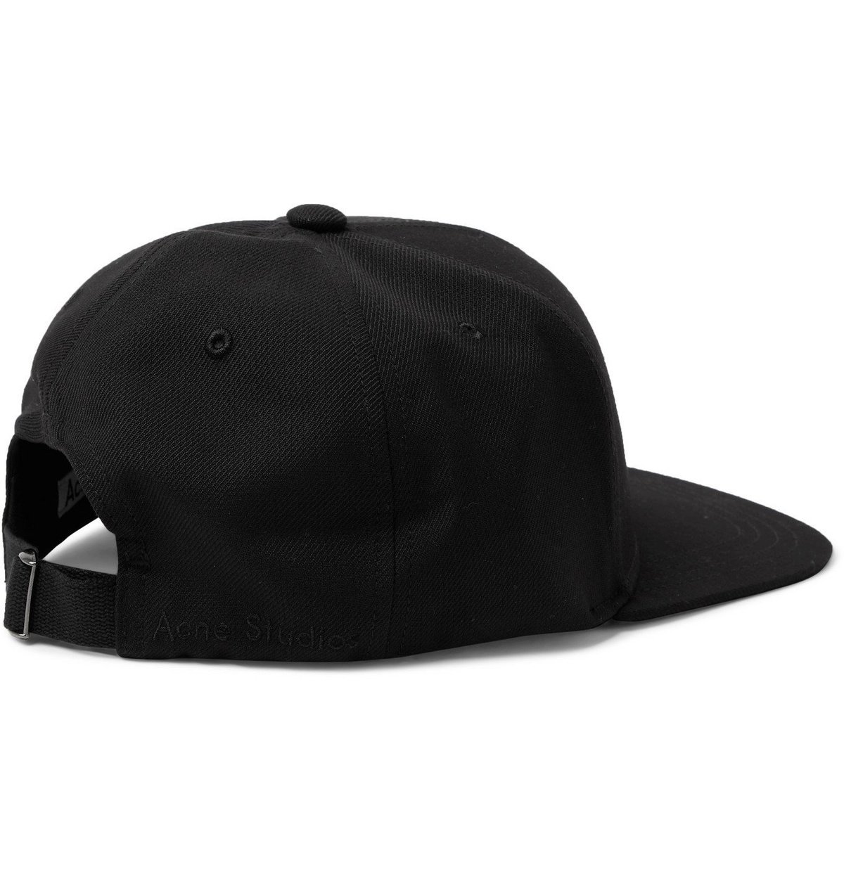 ACNE STUDIOS - Logo-Appliquéd Twill Baseball Cap - Black Acne Studios