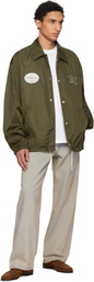 WOOYOUNGMI Khaki Nylon Coach Jacket