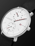 Junghans - Max Bill Regulator Bauhaus Automatic 40mm Stainless Steel and Leather Watch, Ref. No. 27/4493.02