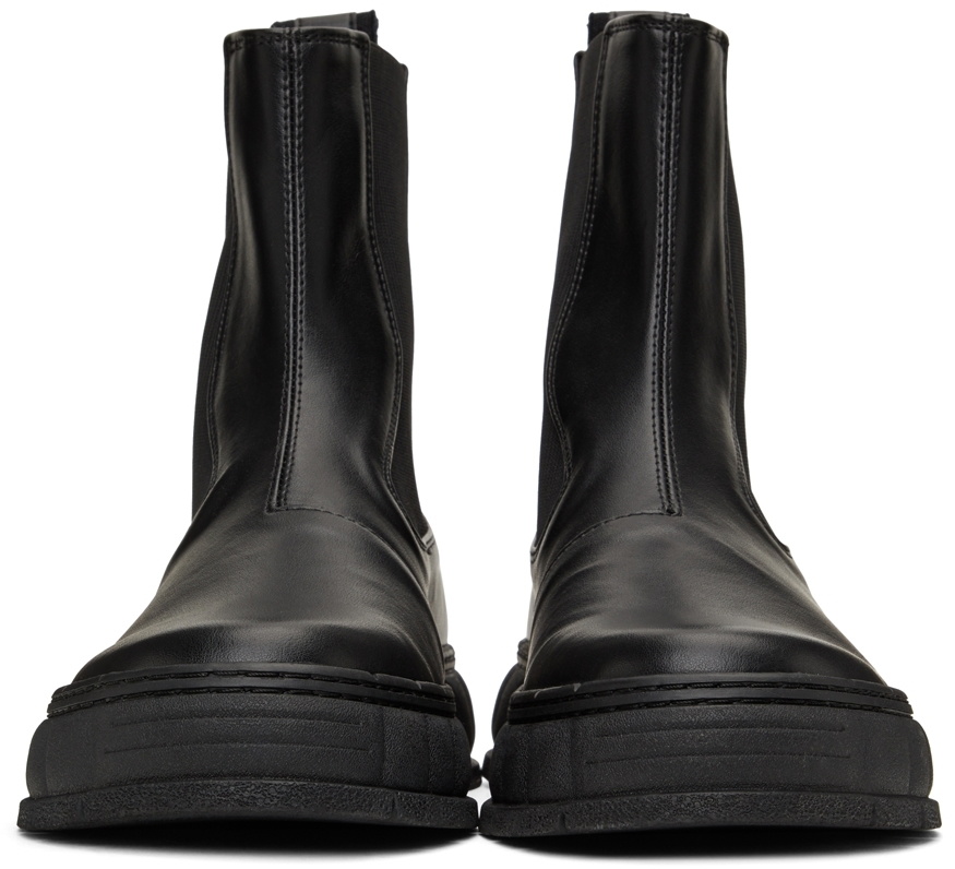 Viron/ヴィロン ＣＨＥＬＳＥＡ　ＢＯＯＴ　1997 Black Apple Virón Black 1997 Apple Chelsea Boots Viron
