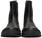 Virón Black Apple Leather 1997 Chelsea Boots