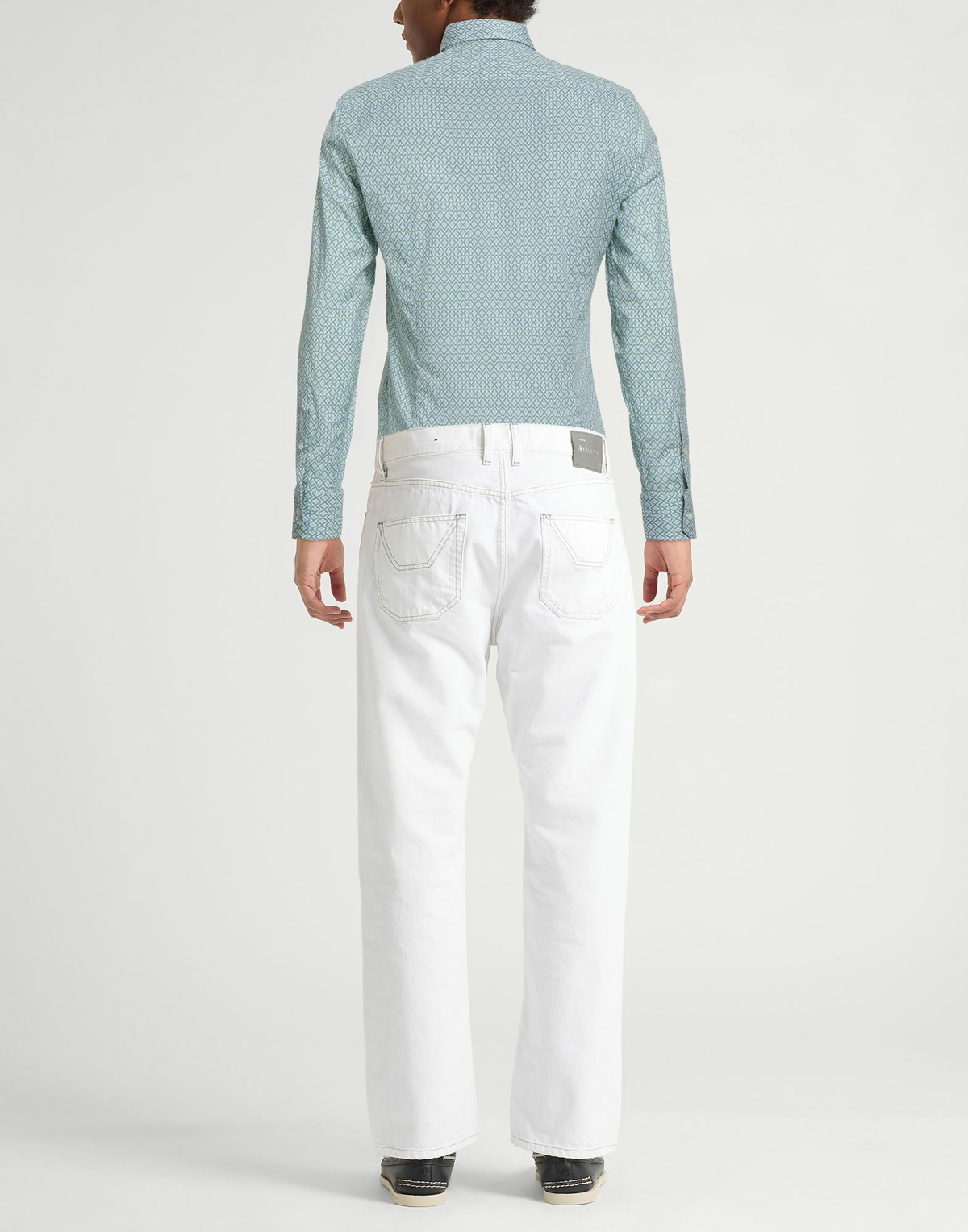 Fedeli Mens Shirt in Green
