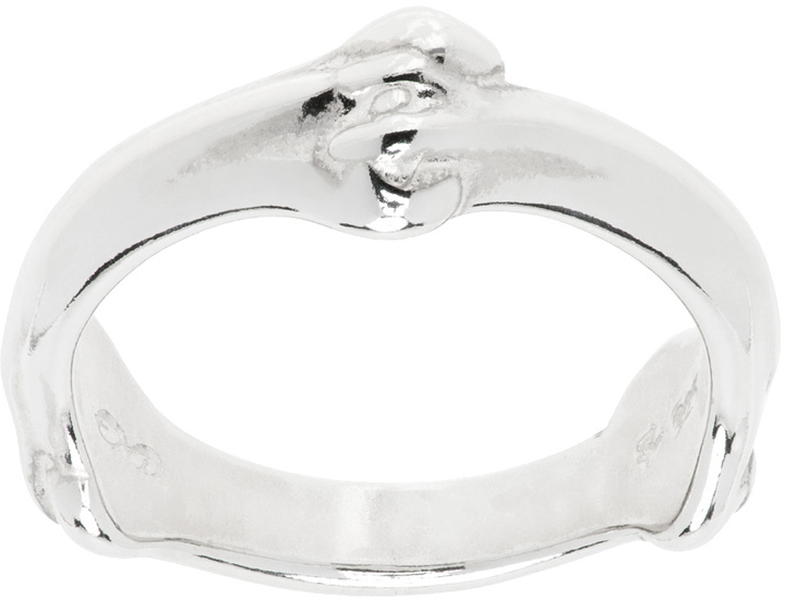 Photo: TAKAHIROMIYASHITA TheSoloist. Silver Bone Shaped Band Ring