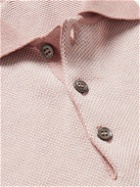 Kingsman - Cotton-Piqué Polo Shirt - Pink