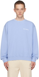 Sporty & Rich Blue 'Health Is Wealth' Sweatshirt