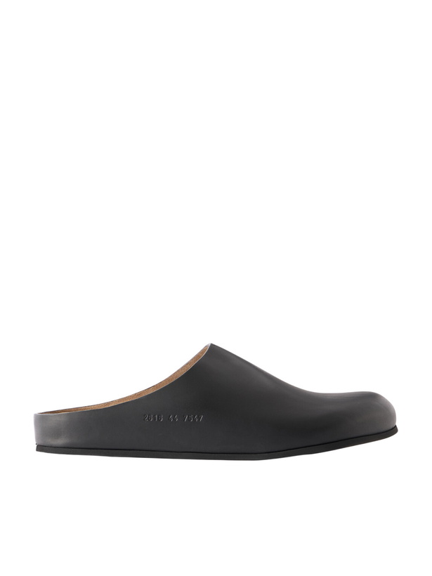 Photo: Common Projects - Leather Clogs - Black