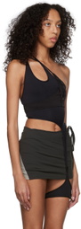 Hyein Seo Black Polyester Tank Top