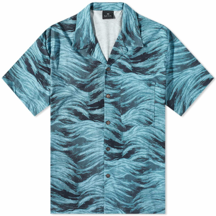 Photo: Paul Smith Men's Storm Vacation Shirt in Blue