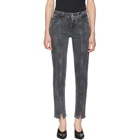 Givenchy Grey Skinny Fit Lightning Jeans