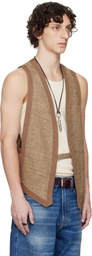 OUR LEGACY WORK SHOP Emporio Armani Tan Barda Vest