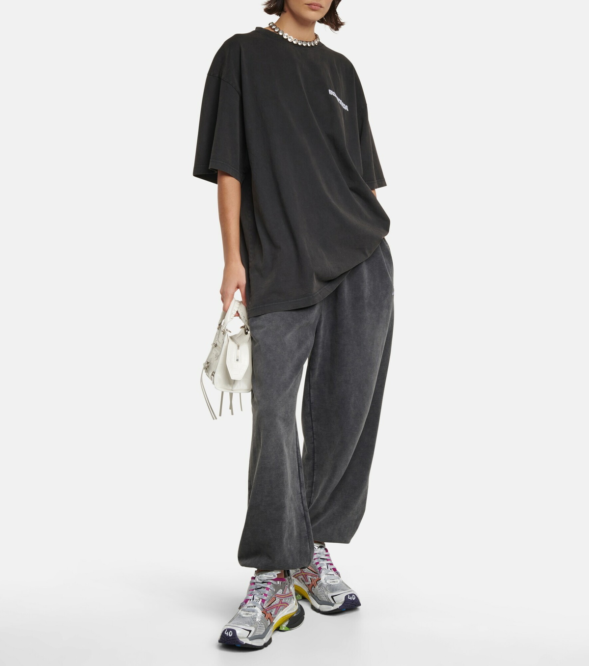 balenciaga elastic runner sneakers