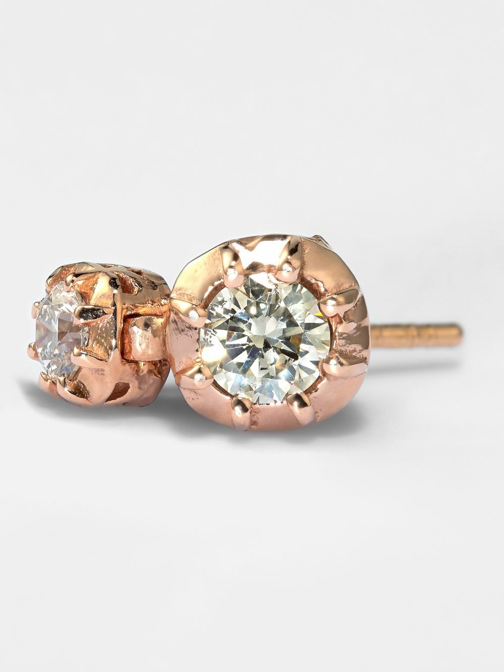 Jacquie Aiche 14K Rose Gold Sophia Diamond Earring