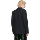 Dries Van Noten Black Wool Blazer