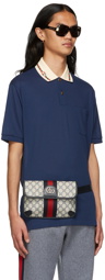 Gucci Navy Cotton Polo