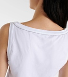 Brunello Cucinelli Cotton-blend tank top