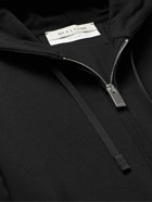 1017 ALYX 9SM - Logo-Appliquéd Jersey Zip-Up Hoodie - Black - XS