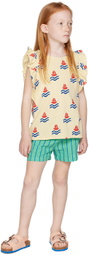 Bonmot Organic Kids Yellow Boats Tank Top