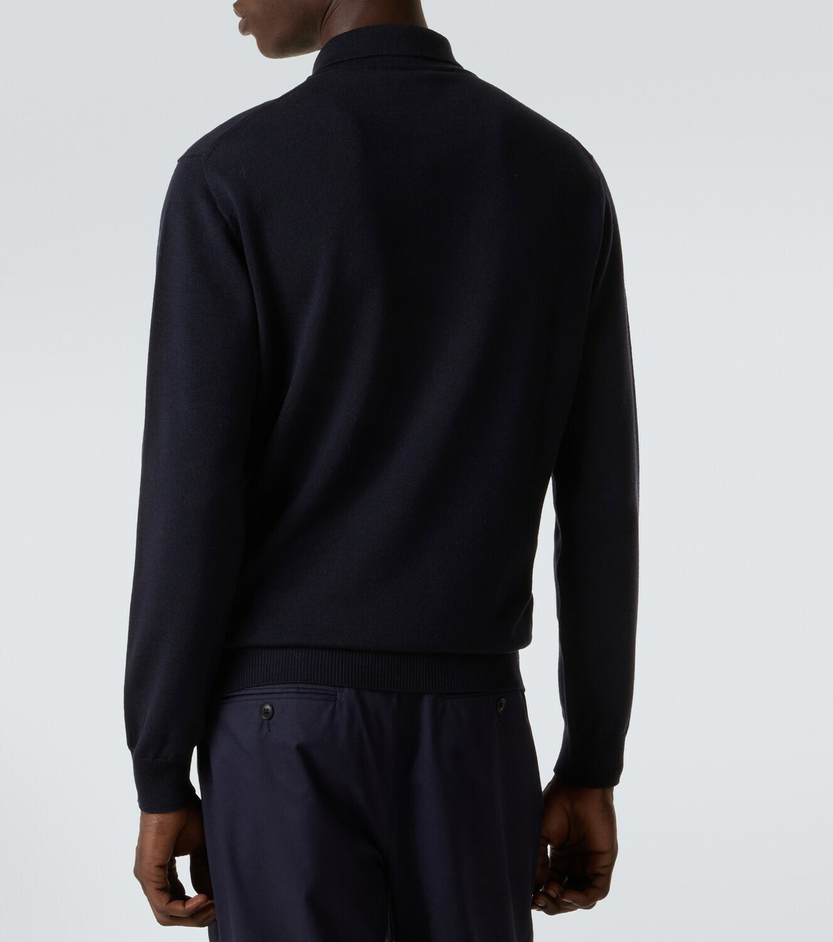 Saman Amel Allen wool polo sweater