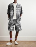 ZEGNA x The Elder Statesman - Checked Wool and Cashmere-Blend Shirt - Blue