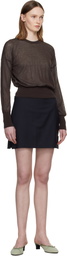 Paloma Wool Gray Lumieti Miniskirt
