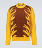 Marni - Mohair wool-blend intarsia sweater