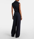 McQueen Cropped wool vest