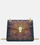 Bvlgari Serpenti Forever Small suede shoulder bag