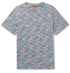 Missoni - Space-Dyed Cotton-Jersey T-Shirt - Blue