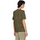 Marni Yellow and Grey Striped T-Shirt