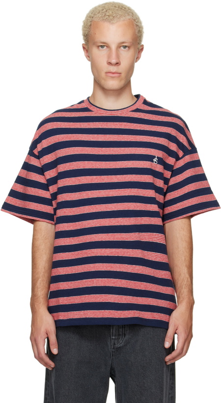 Photo: Jil Sander Navy & Red Striped T-shirt